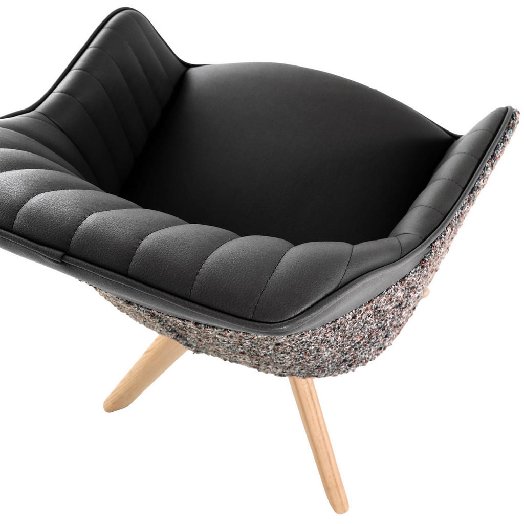 Thumbnail - home24 Armlehnstuhl, Eiche, Dunkelbraun, Textil, Eiche, massiv, Drehkreuz, 60x83x65 cm, Sitzfläche 360° drehbar, automat...