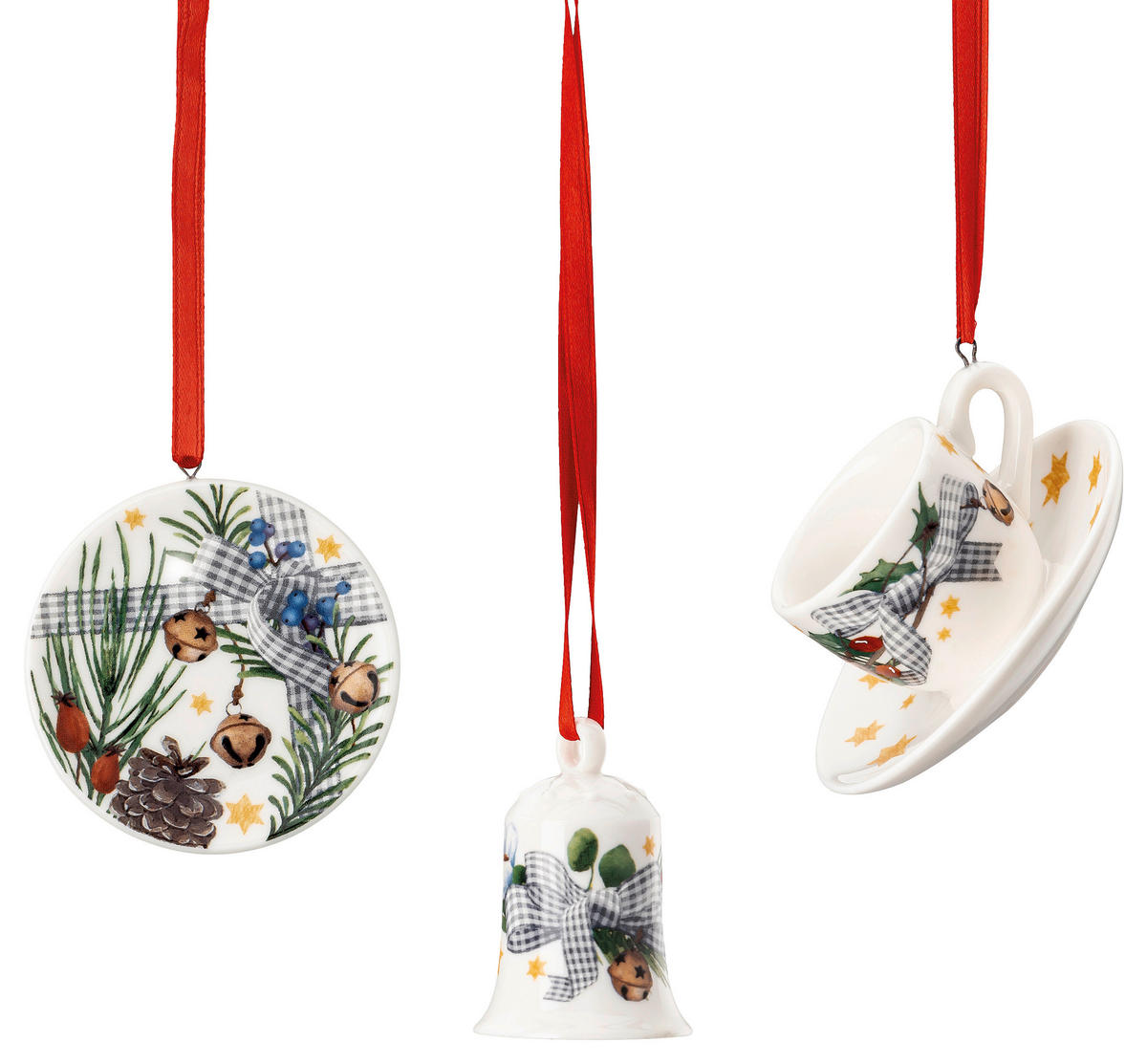 Sammelmini-Set 3tlg. 2024 3-teilig  - Multicolor/Weiß, MODERN, Keramik - Hutschenreuther