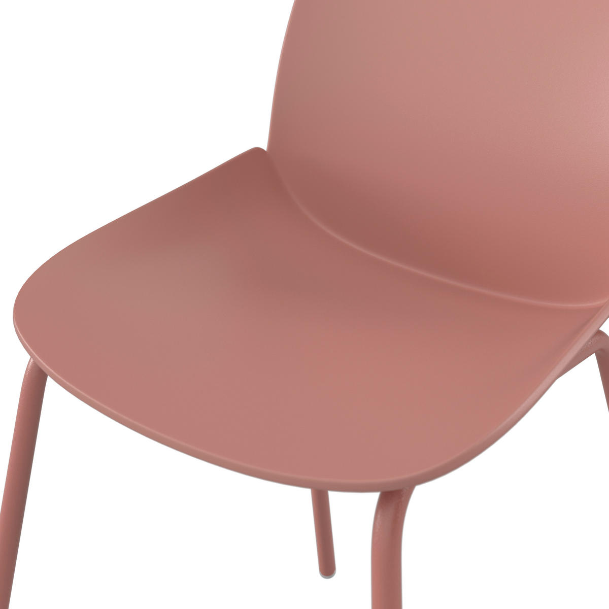 GARTENSTUHL Eisen Pink  - Pink, MODERN, Kunststoff/Metall (45,5/80,5/57cm) - Ambia Garden