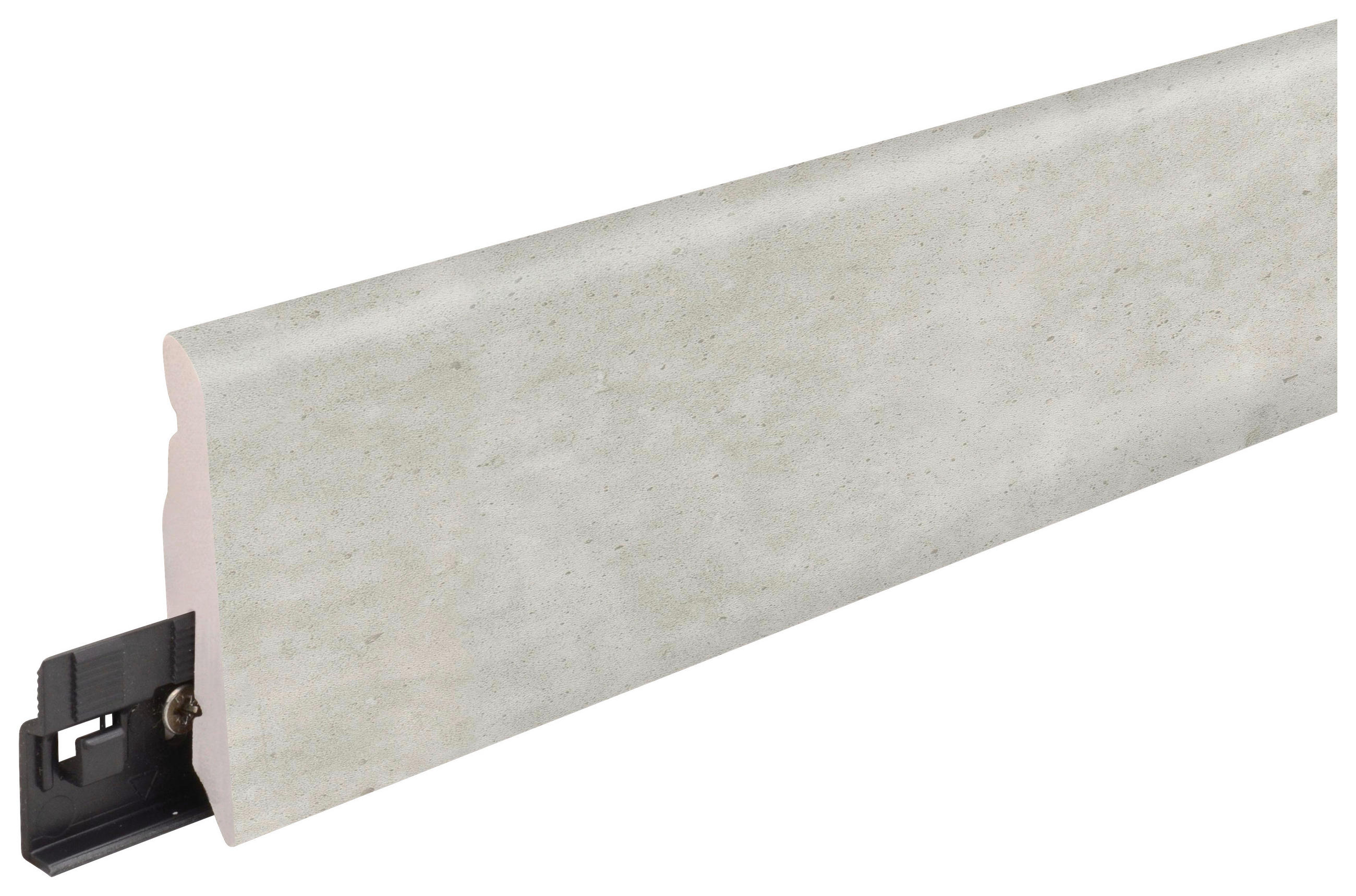 PODSTAVCOVÁ LIŠTA  (za kus)  šedobílá - šedobílá, Basics, plast (240/5.8/1.2cm)