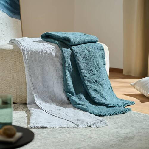 CUVERTURĂ 220/240 cm  - petrol, Konventionell, textil (220/240cm) - Novel