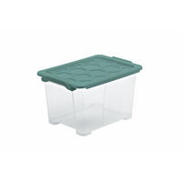 BOX     - Mintgrün, Basics, Kunststoff (28,3/23/39,3cm) - Rotho