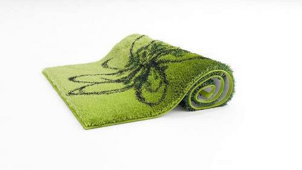 BIDET-VORLEGER Grün 50/60 cm  - Grün, KONVENTIONELL, Kunststoff/Textil (50/60cm) - Grund