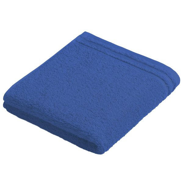 RUČNÍK, 50/100 cm, modrá - modrá, Basics, textil (50/100cm) - Vossen