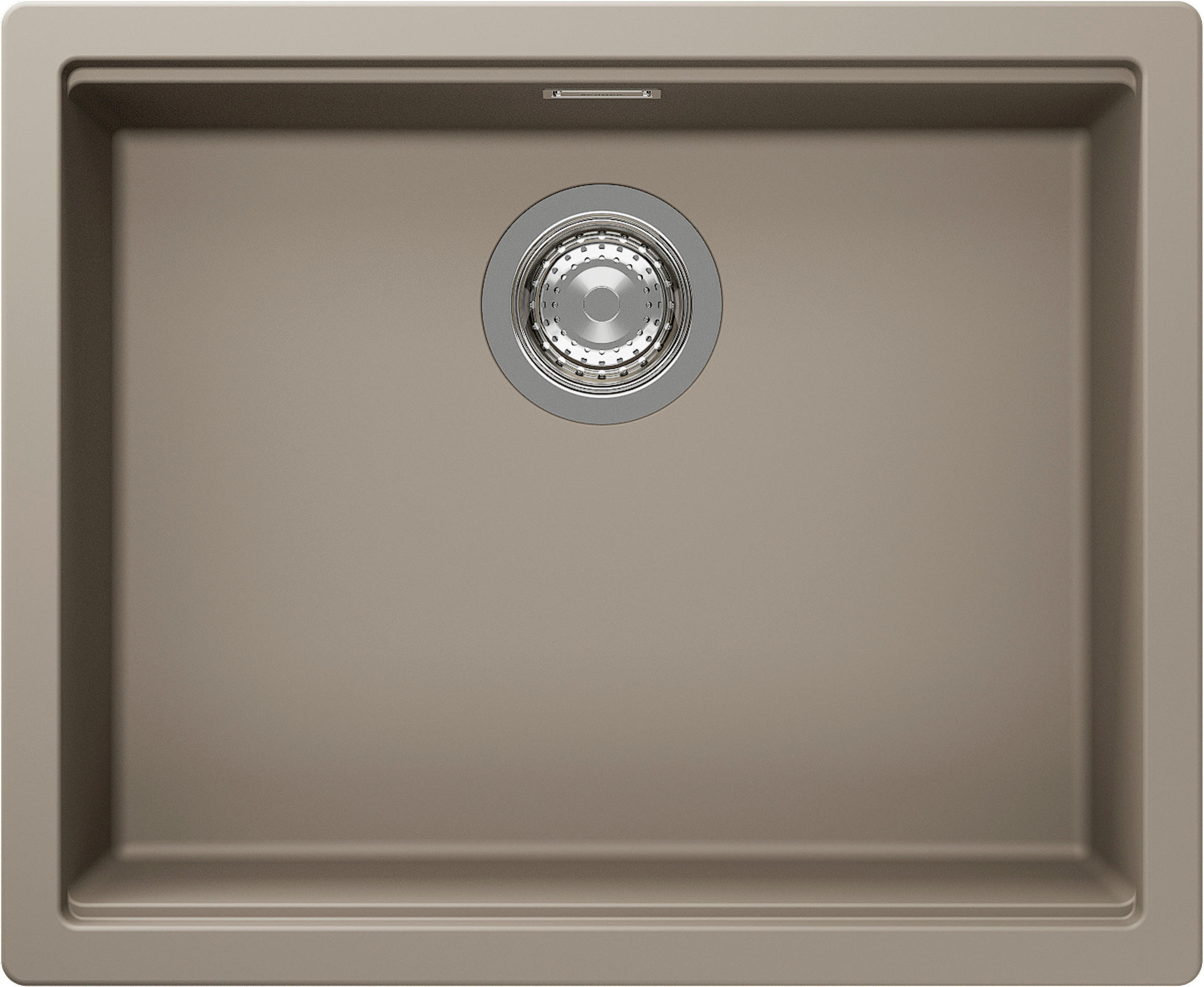 SPÜLE KIRN100LATWI  - Beige, Basics, Stein (55,6/28,9/45,6cm) - Schock