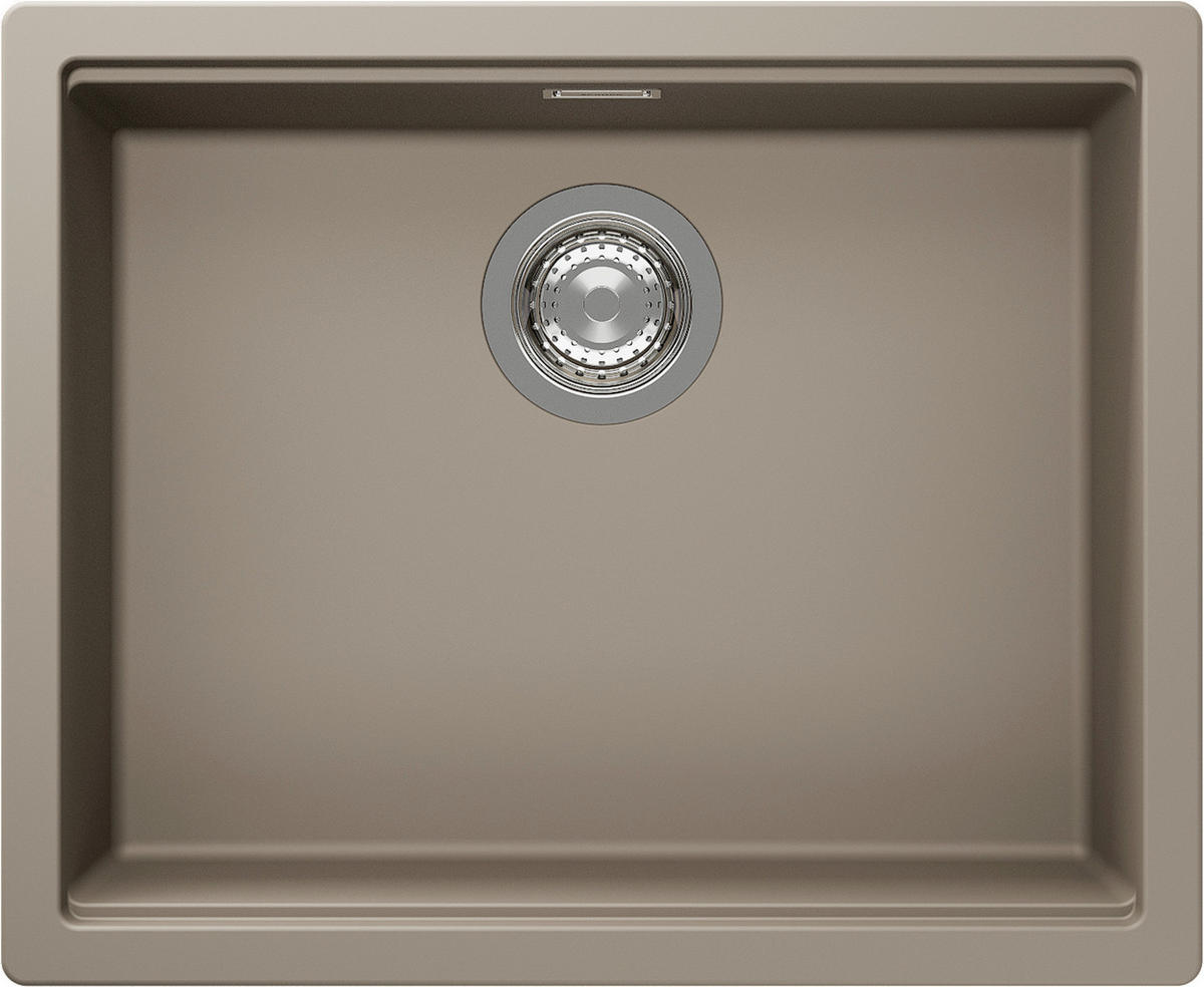 SPÜLE KIRN100LATWI  - Beige, Basics, Stein (55,6/28,9/45,6cm) - Schock