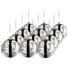 CHRISTBAUMKUGEL-SET 12-teilig Grau - Grau, Basics, Kunststoff (8cm) CHRISTBAUMKUGEL-SET 12-teilig Grau - Grau, Basics, Kunststoff (8cm)