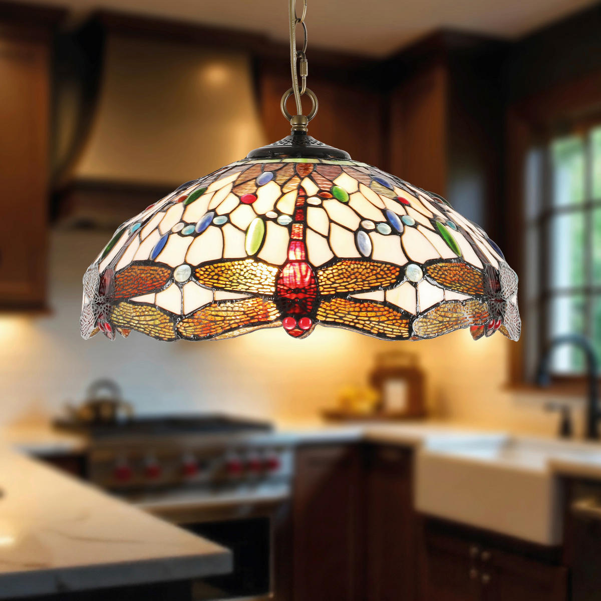 FÜGGŐLÁMPA  - többszínű, Basics, Üveg (40/20/40cm)