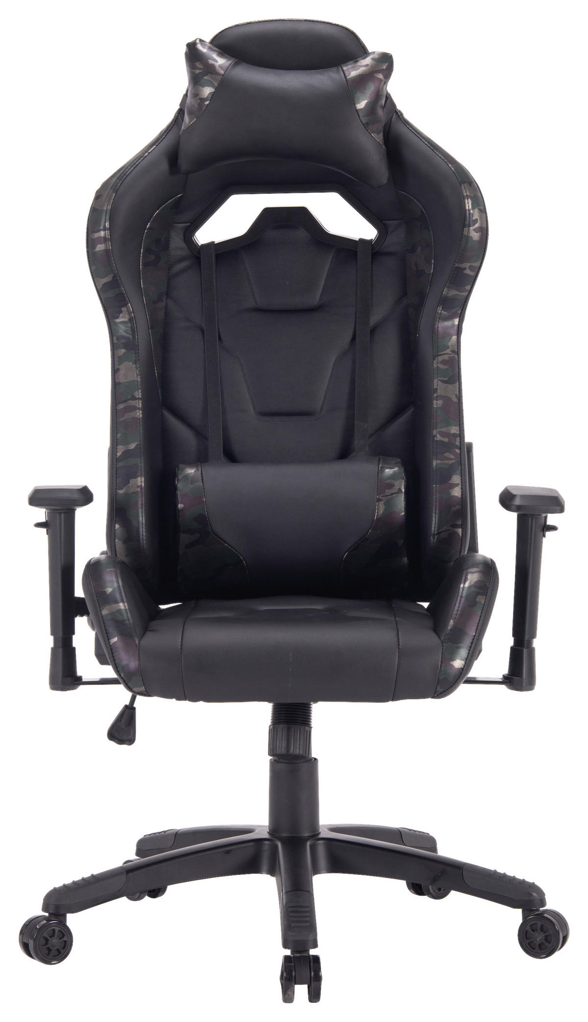 GAMINGSTUHL Grün, Schwarz Metall, Kunststoff, Textil   - Schwarz/Grün, MODERN, Kunststoff/Textil (68/124-134/60cm) - MID.YOU