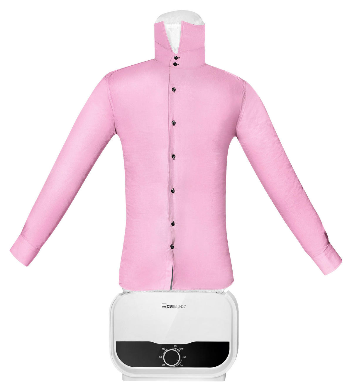 HEMDENBÜGLER   - Weiß, LIFESTYLE, Kunststoff (32,7/20,2/26,6cm) - Clatronic