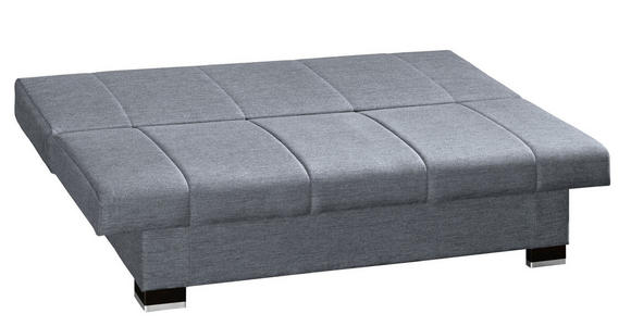 SCHLAFSOFA Blau, Grau  - Wengefarben/Blau, KONVENTIONELL, Holz/Textil (200/80/94cm) - Novel