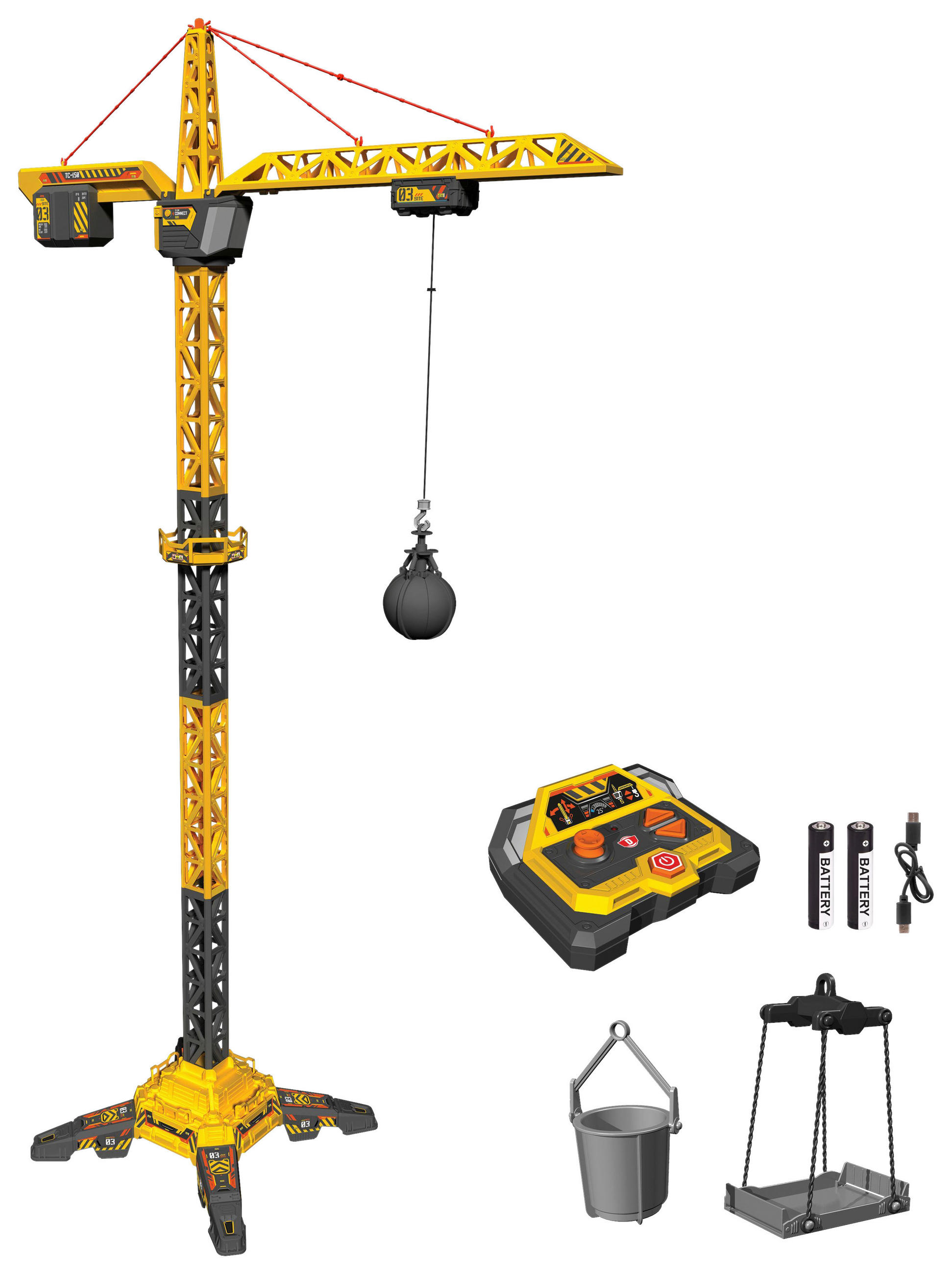 Dickie Toys Kranwagen Mehrfarbig 38x61.50x12 cm