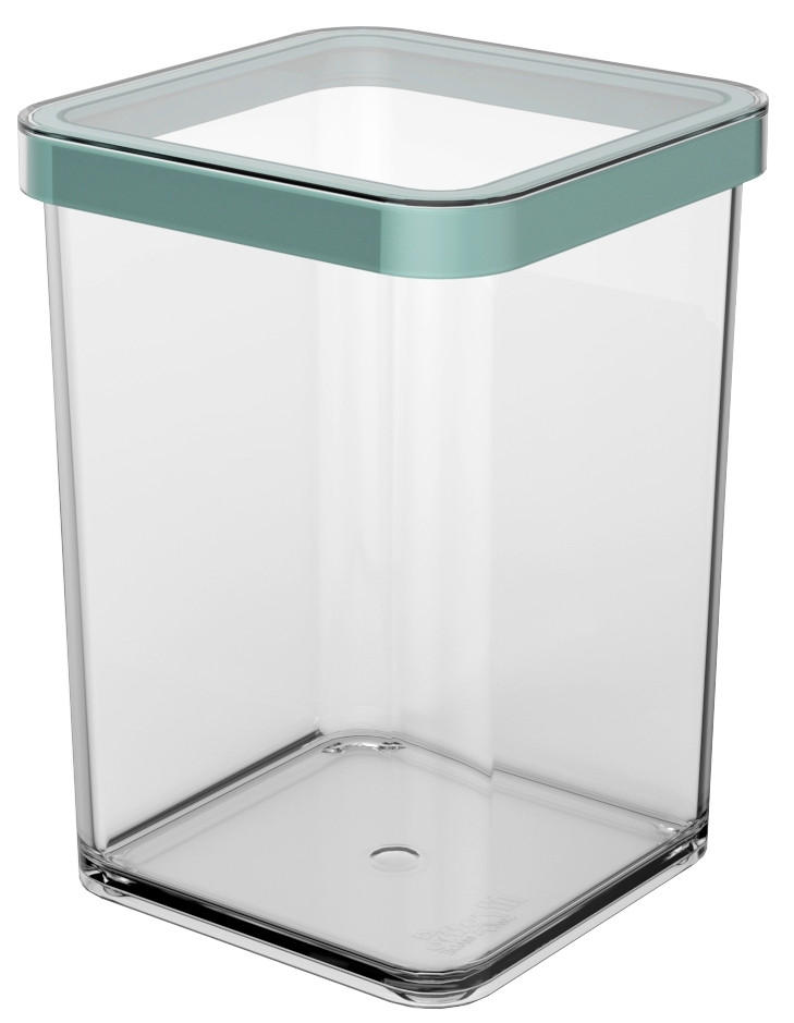 VORRATSDOSE LOFT 1 L  - Blau/Transparent, Basics, Kunststoff (10/10/14,2cm) - Rotho