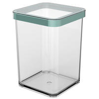 VORRATSDOSE 1 l  - Blau/Transparent, Basics, Kunststoff (10/10/14,2cm) - Rotho