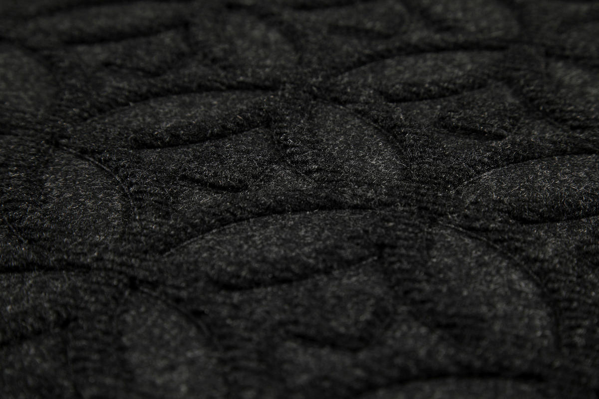 FUßMATTE 45/75 cm Midnight Mosaic  - Anthrazit/Schwarz, KONVENTIONELL, Kunststoff/Textil (45/75cm) - WECON HOME