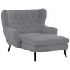 XXL-SESSEL Cord Grau    - Schwarz/Grau, Design, Holz/Textil (120/101/165cm) - Stylife