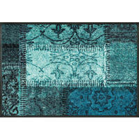 COVORAȘ DE INTRARE 50/75 cm  - turcoaz, Konventionell, plastic/textil (50/75cm) - wash+dry