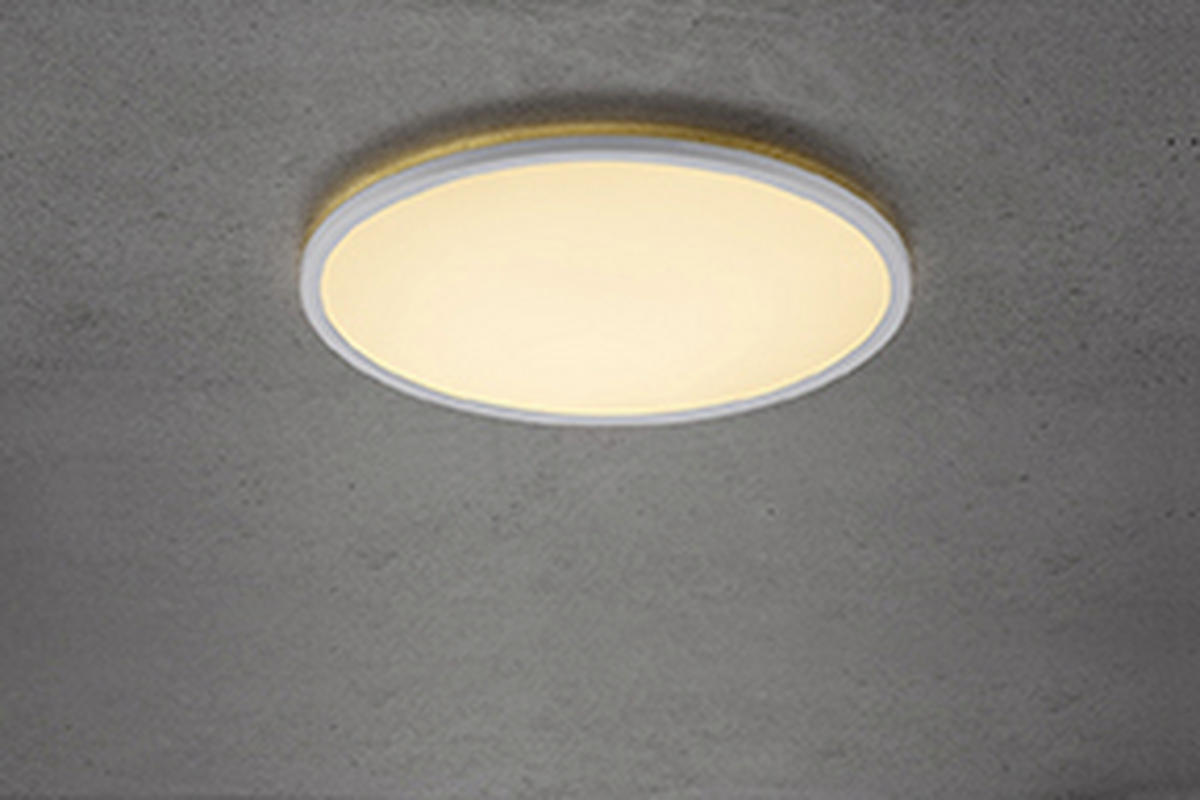 DECKENLEUCHTE PLANURA 42,4/2,3 cm   - Weiß, KONVENTIONELL, Kunststoff (42,4/2,3cm) - Nordlux