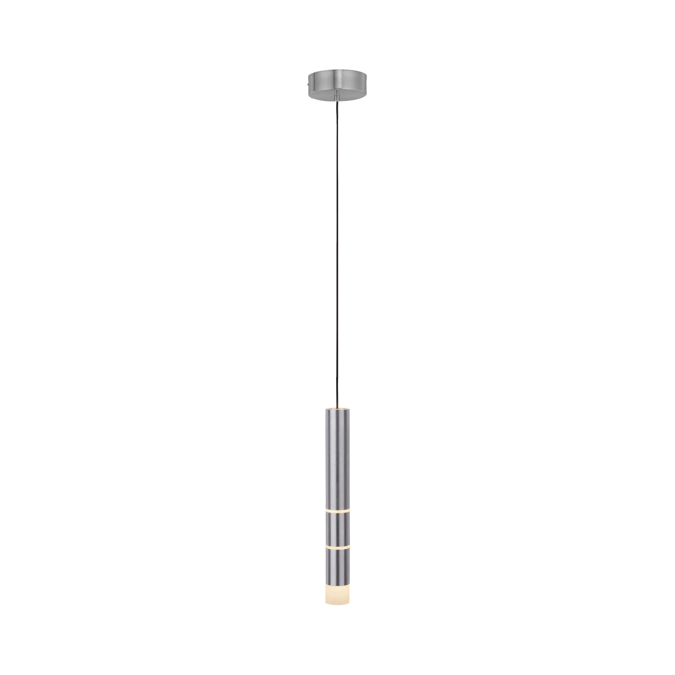 VISEČA LED-SVETILKA  Pure-Vega 12 W/540 lm/3000 K/230 V/ - barve aluminija, Design, kovina/umetna masa (12/150cm)