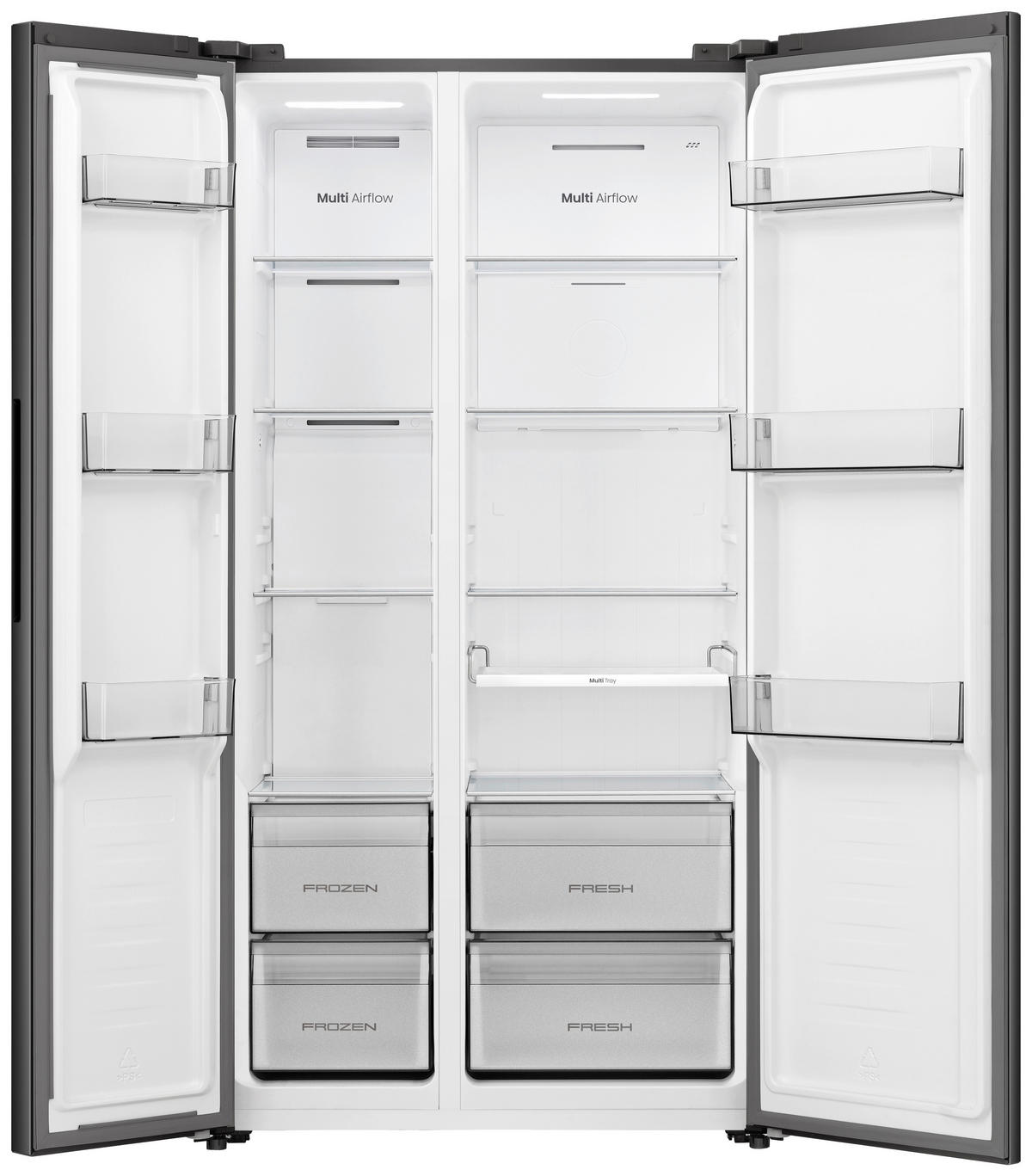 SIDE-BY-SIDE 91,9/178,6/61,5 cm RS3P558NEFC  - Schwarz, Trend (91,9/178,6/61,5cm) - Hisense