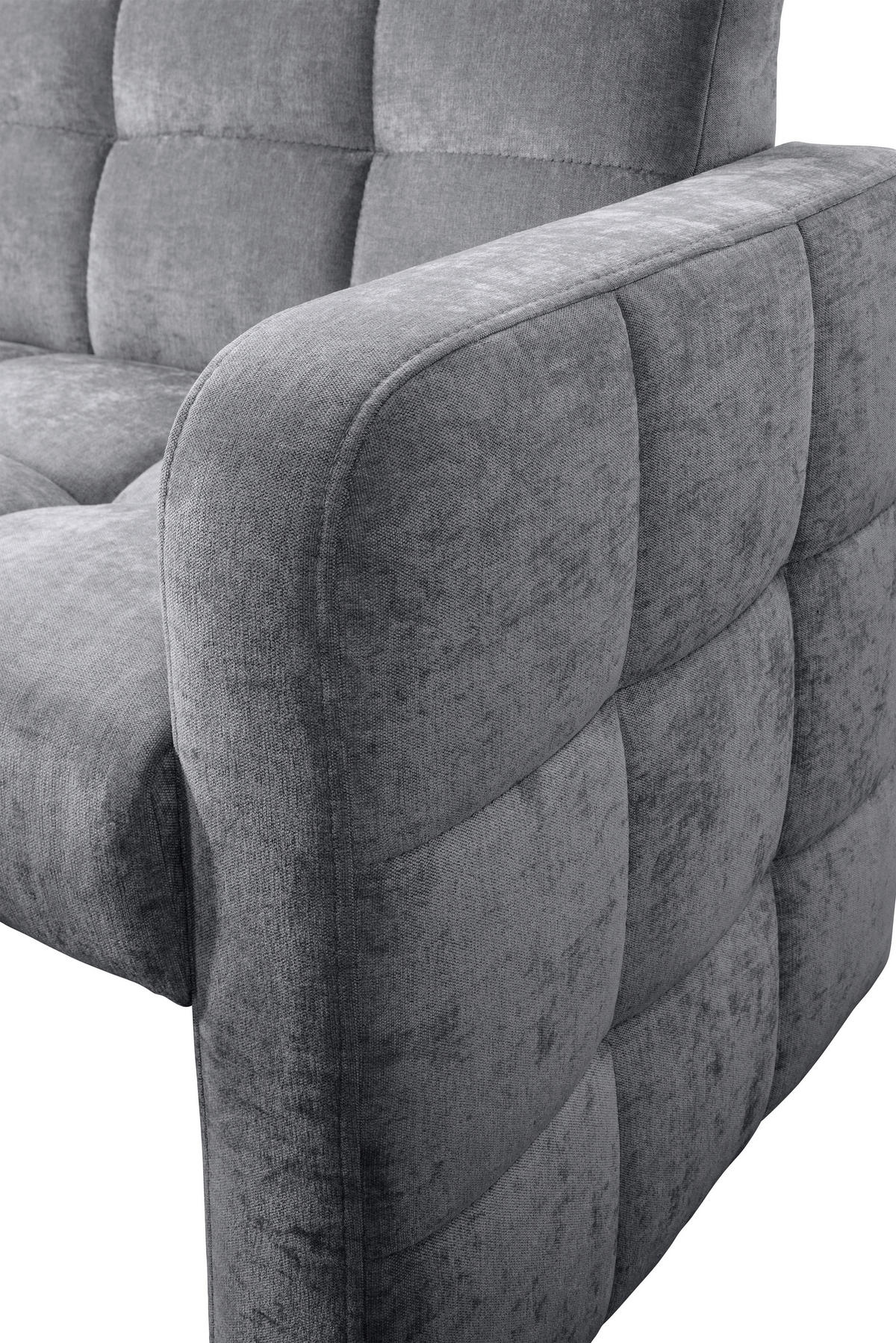 KLUPA KUTNA  antracit  drvo, tekstil, drvni materijal      - crna/antracit, Moderno, drvni materijal/drvo (265/197cm) - Livetastic