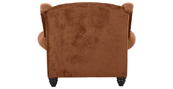 XXL-SESSEL - Rostfarben/Schwarz, Design, Holz/Textil (127/106/149cm) - Landscape