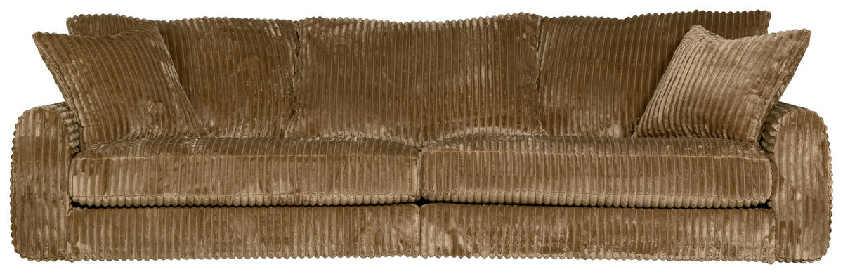 SOFFA i manchester beige  - beige, Klassisk, metall/trä (276/85/110cm) - Novel