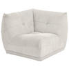 SOFFMODUL i manchester vit  - vit, Trend, textil (105/80/105cm) - Livetastic