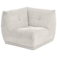 SOFFMODUL i manchester vit  - vit, Trend, textil (105/80/105cm) - Livetastic