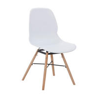STUHL-SET 2 Stück  in Eisen  - Weiß, LIFESTYLE, Holz/Kunststoff (45/82/53,5cm) - Kayoom