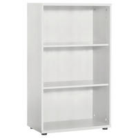 AKTENREGAL Weiß  - Schwarz/Weiß, Basics, Holzwerkstoff/Kunststoff (65,1/110,9/34,5cm) - MID.YOU