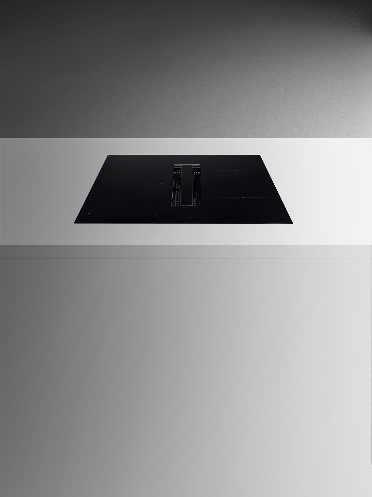 KOCHFELD-DUNSTABZUG-KOMBI 102887  - Schwarz, Basics, Glas (84,1/21/52cm) - Falmec