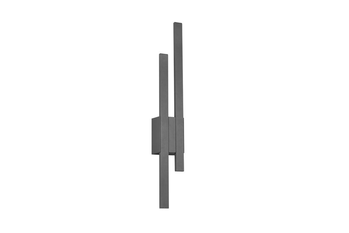 AUSSENWANDLEUCHTE TAWA 9/61,5/6,5 cm  - Anthrazit, Design, Metall (9/61,5/6,5cm) - Trio Leuchten