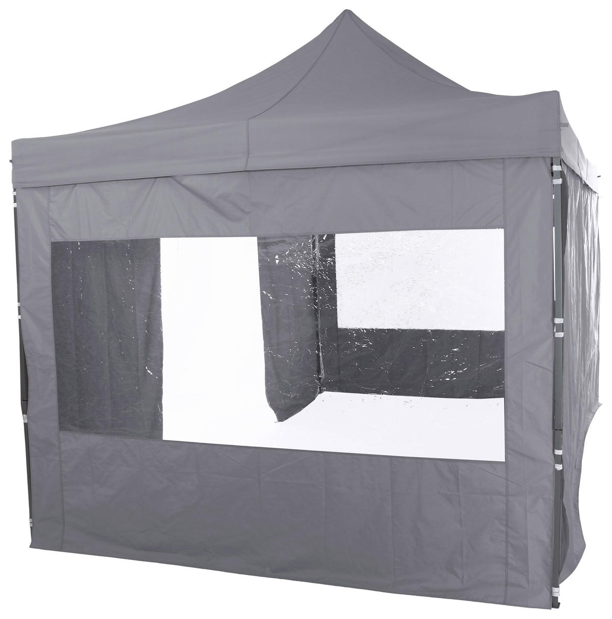 PAVILLON 450/330/300 cm   - Grau, KONVENTIONELL, Textil/Metall (450/330/300cm) - Siena Garden