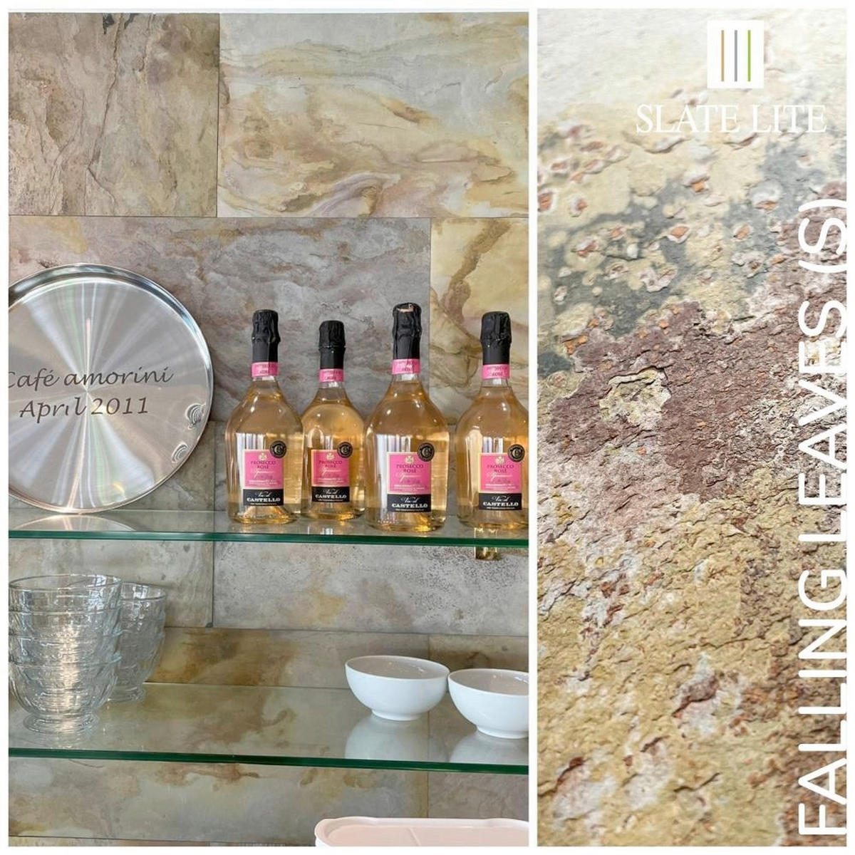 WANDPANEEL Grau, Rot, Schlammfarben, Sandfarben, Beige  - Sandfarben/Schlammfarben, Basics, Kunststoff/Stein (240/120cm)