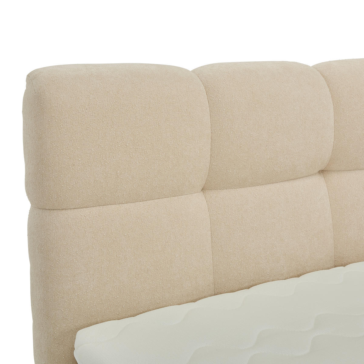 BOXBETT 160/200 cm  in Beige  - Beige/Schwarz, Design, Holz/Kunststoff (160/200cm) - Moderano