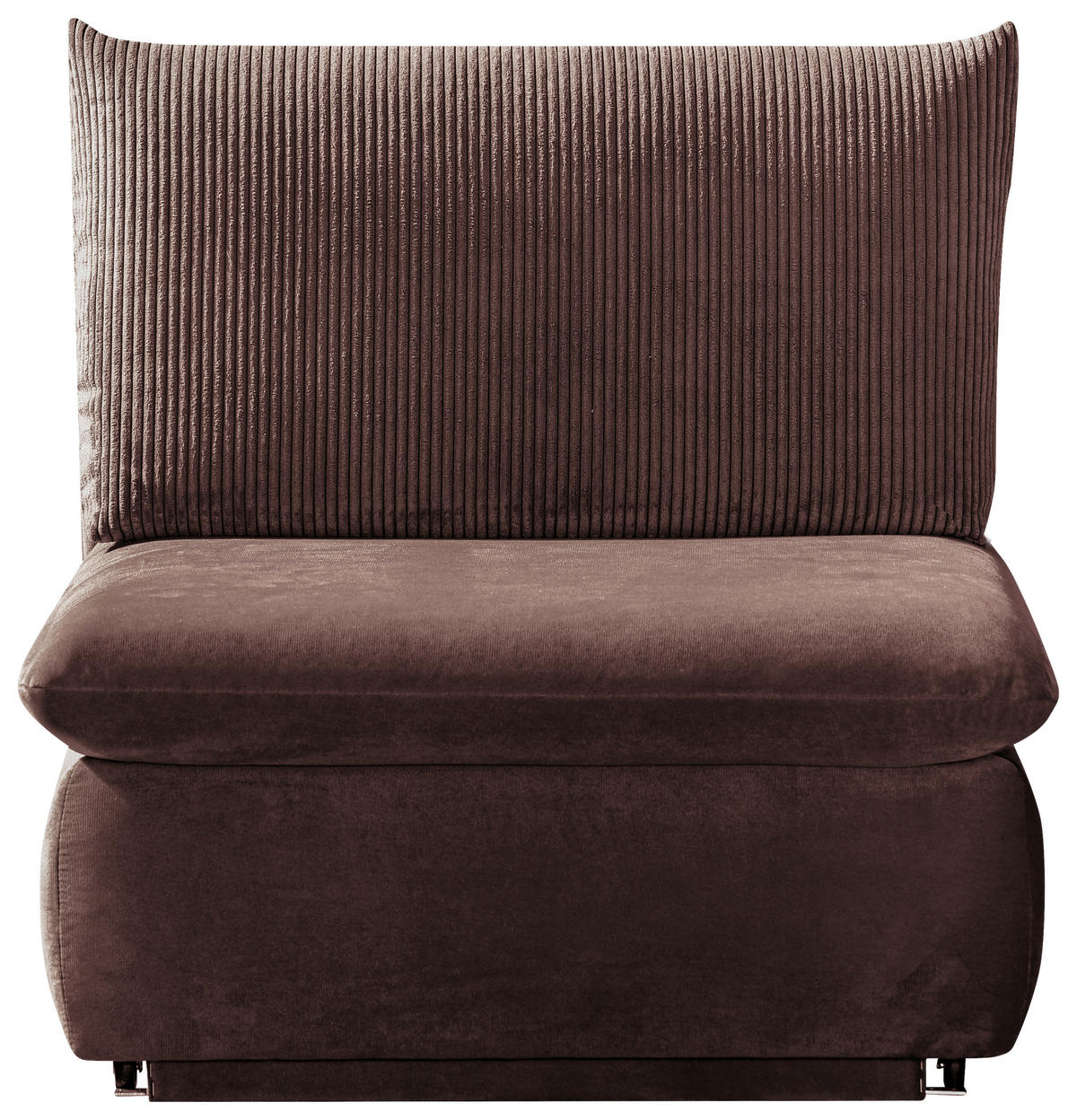 SCHLAFSESSEL  mit Lederlook Braun  - Braun, Design, Kunststoff/Textil (90/89/83cm) - Novel