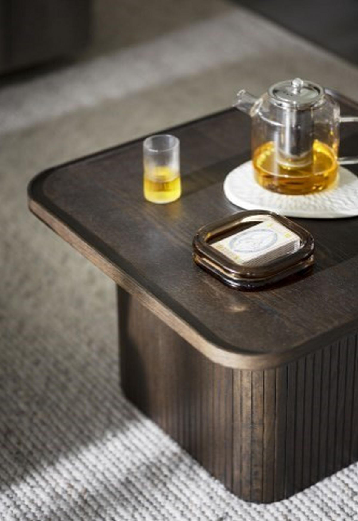 SOFFBORD i trä 80/80/40 cm  - mörkbrun, Klassisk, trä (80/80/40cm) - Rowico