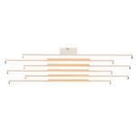 LED-DECKENLEUCHTE 60/22/6 cm   - Ecru/Weiß, Basics, Holzwerkstoff/Kunststoff (60/22/6cm) - Novel