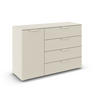 KOMMODE  in 120/81/42 cm  - Champagner, Design, Holzwerkstoff/Metall (120/81/42cm) - Carryhome