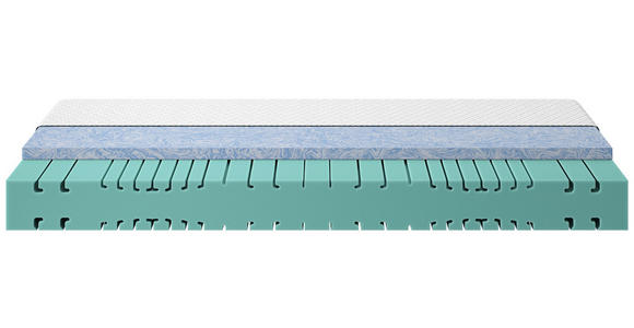 KALTSCHAUMMATRATZE 90/200 cm Höhe ca. 22 cm  - Basics, Textil (90/200cm) - Novel