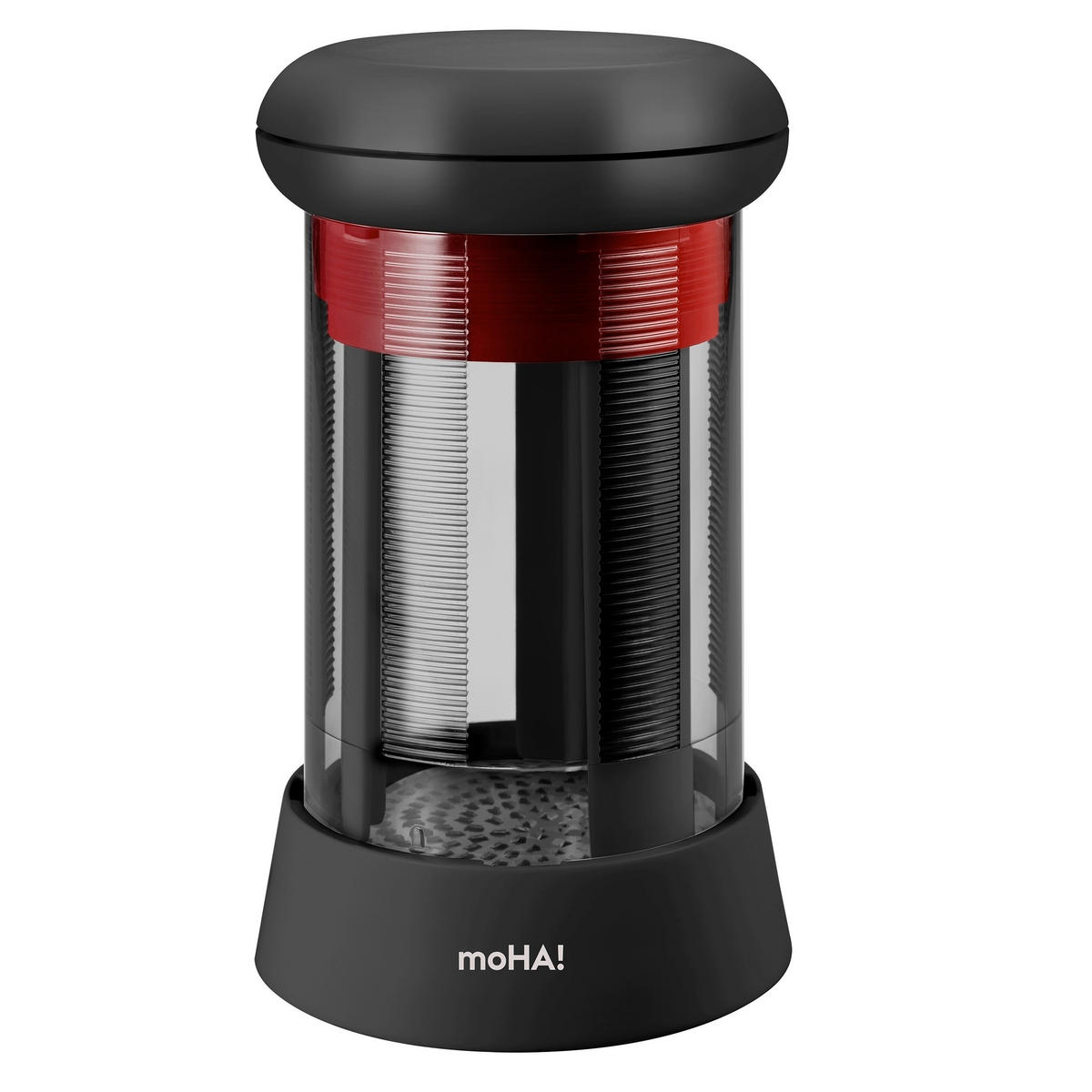 KÄSEMÜHLE - Rot/Schwarz, Basics, Kunststoff/Metall (8/8/18cm) - moHA!