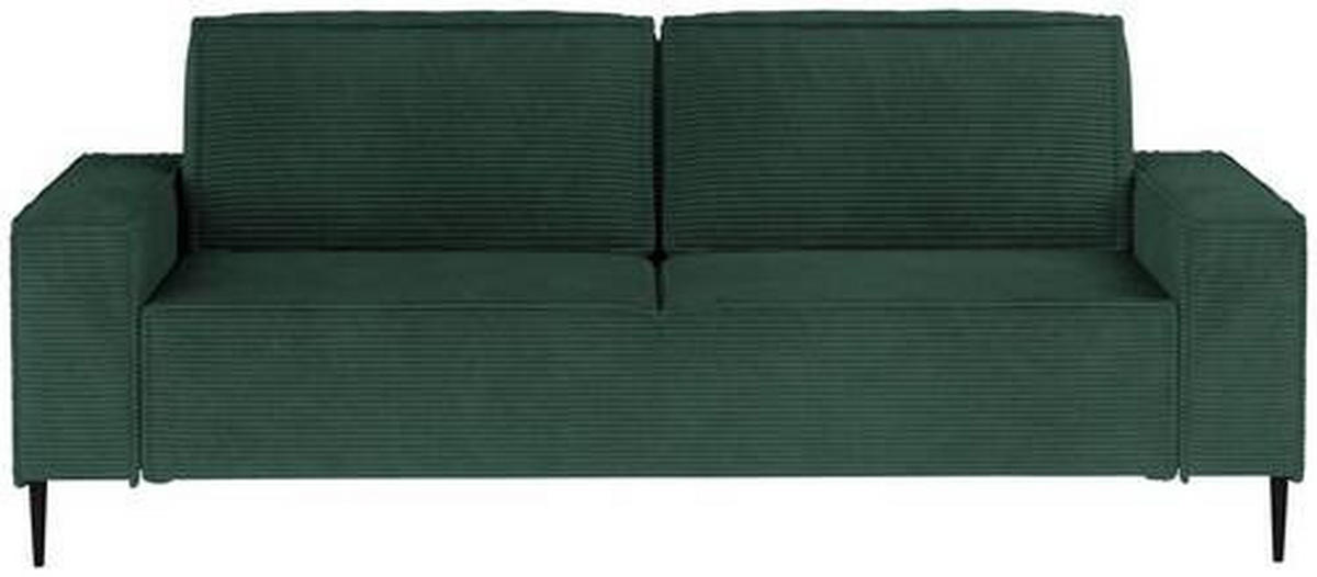 BÄDDSOFFA i vävt tyg grön  - grön/svart, Design, metall/textil (240/89/103cm) - MID.YOU