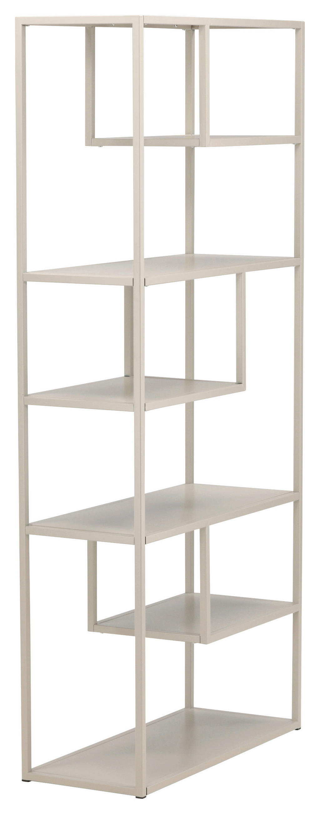 BOKHYLLA i 85/188/35 cm beige  - beige, Design, metall (85/188/35cm) - Livetastic