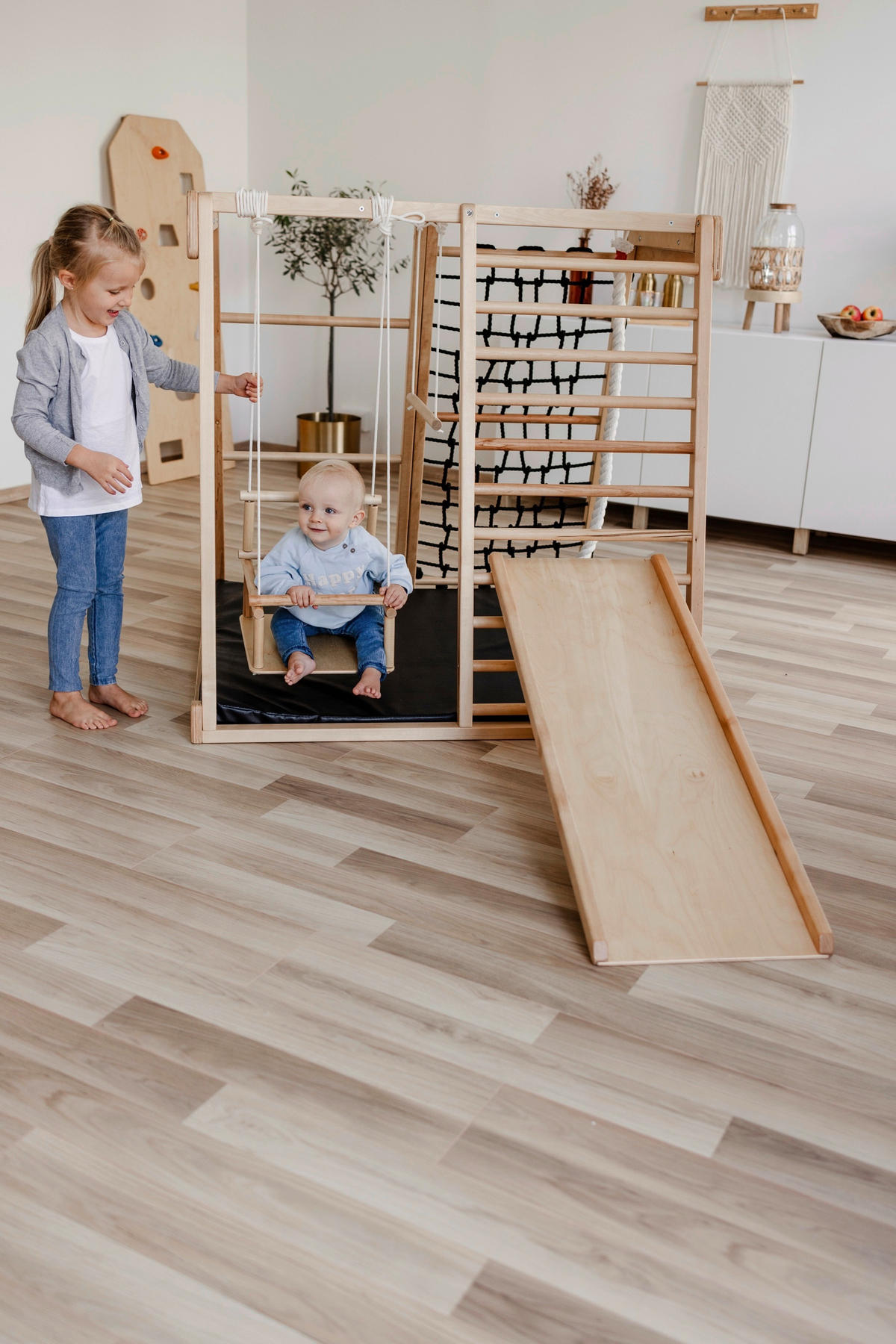 KLETTERGERÜST ZUBEHÖR  - Birkefarben, Basics, Holz (30/30/30cm) - CLIFF