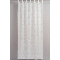 SCHLAUFENVORHANG  - Grau, Basics, Textil (140/260cm)