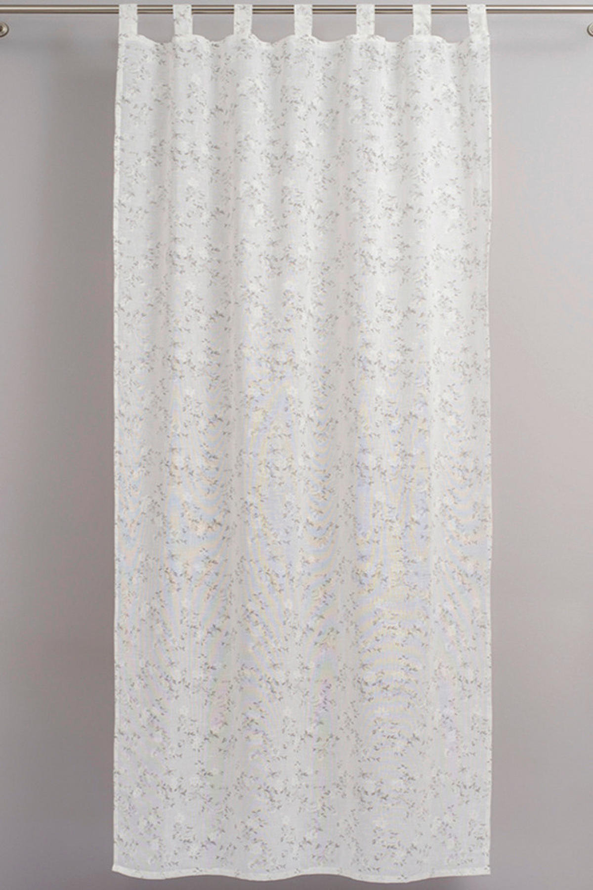 SCHLAUFENVORHANG  - Grau, Basics, Textil (140/260cm)