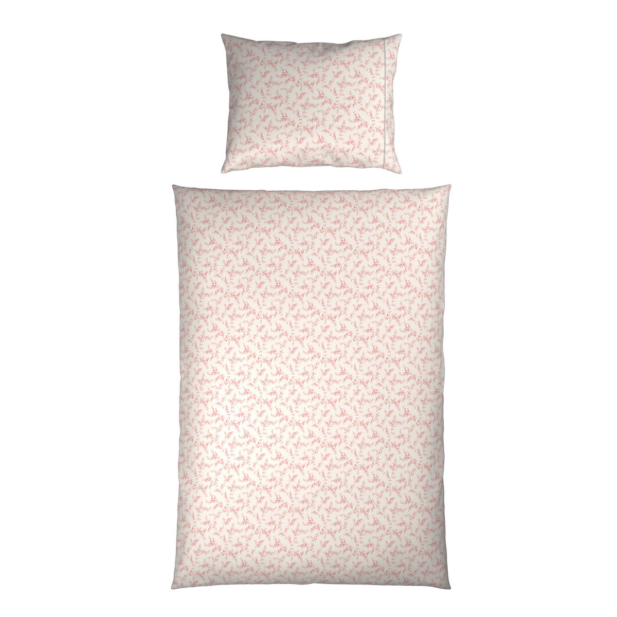 BETTWÄSCHE Mavie Satin 140/200 cm  - Pink/Silberfarben, KONVENTIONELL, Textil (140/200cm) - Esposa