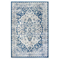 FLACHWEBETEPPICH  Wohnzimmer 200/280 cm Kollektion 1869 Blau, Creme rechteckig  - Blau/Creme, Design, Kunststoff/Textil (200/280cm) - Villeroy & Boch