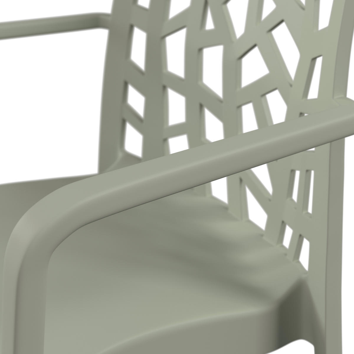 GARTENSTUHL Grün  - Grün, MODERN, Kunststoff (55/82/53.5cm) - Ambia Garden